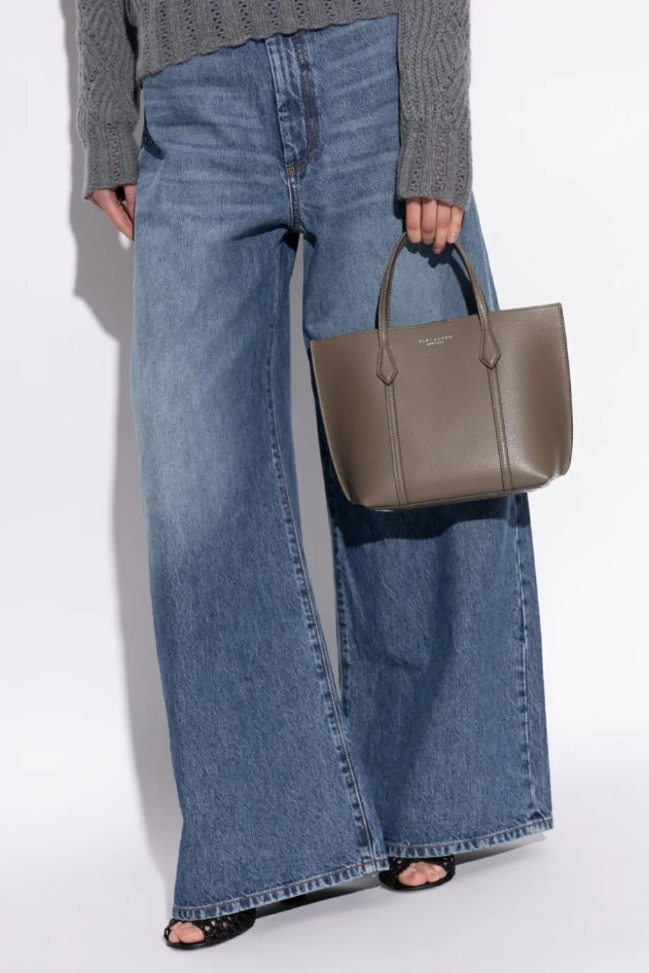 Tory Burch GREY Handbag "Perry Small"