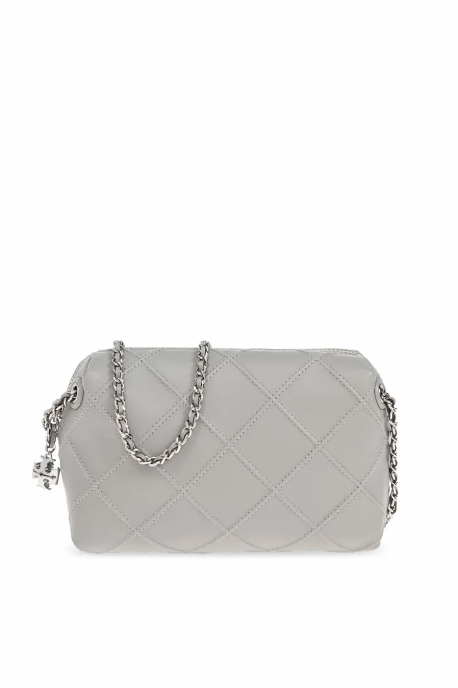 Tory Burch GREY Shoulder bag "Fleming Small"