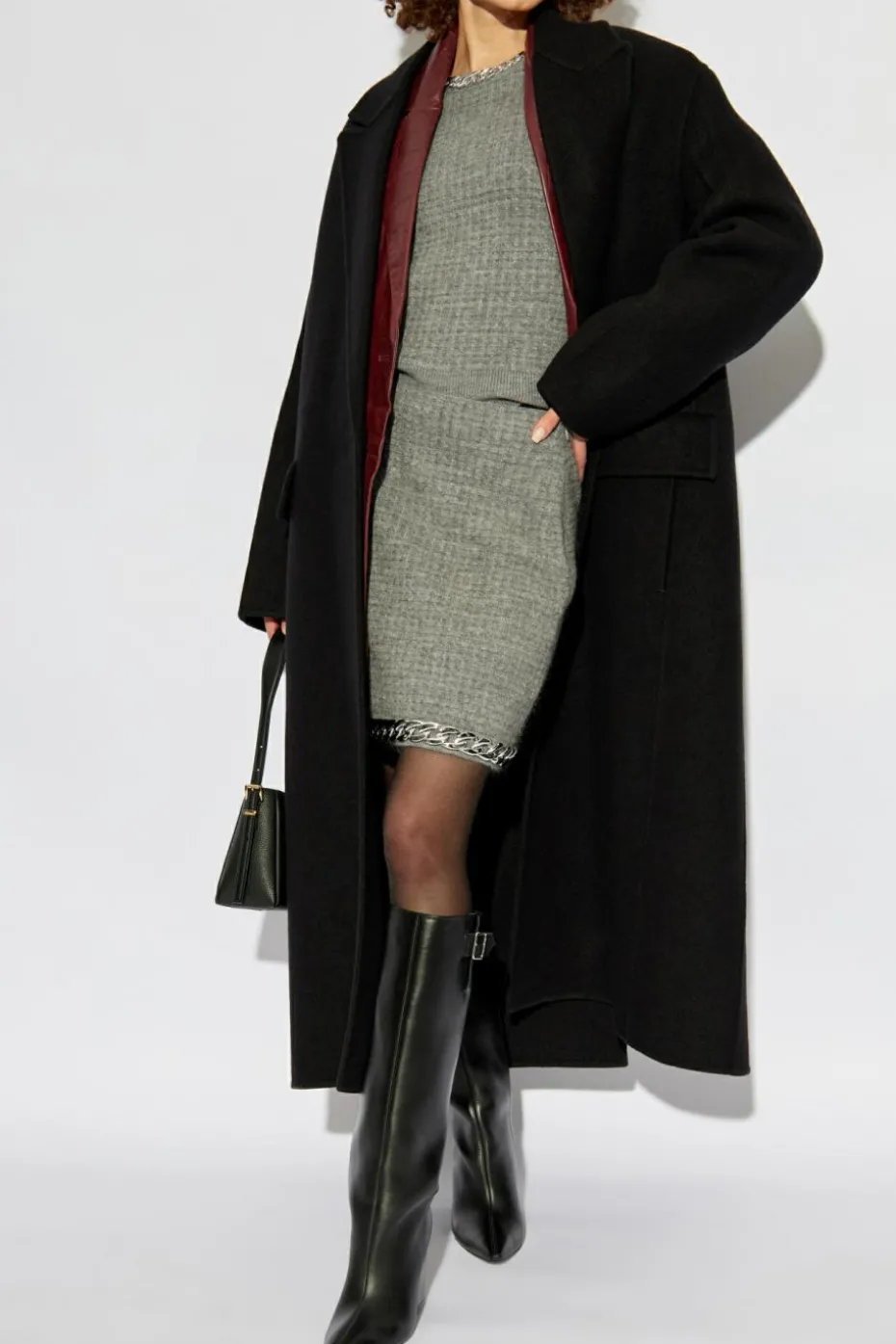 Tory Burch GREY Sweater with wool finish