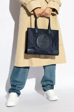 Tory Burch NAVY BLUE ‘Ella Small’ shopper bag