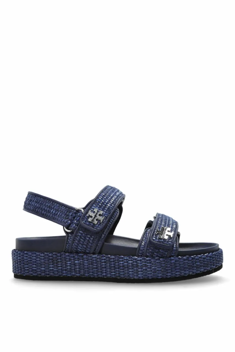 Tory Burch NAVY BLUE "Kira" platform sandals