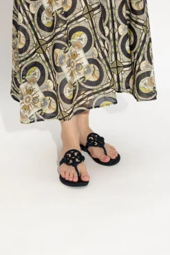 Tory Burch NAVY BLUE ‘Miller’ slides