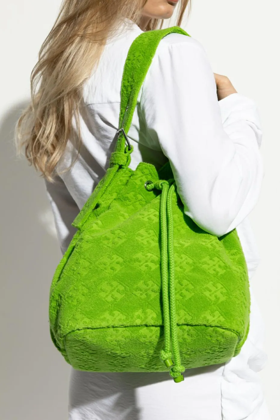 Tory Burch neon Shoulder bag "T-Monogram Terry"