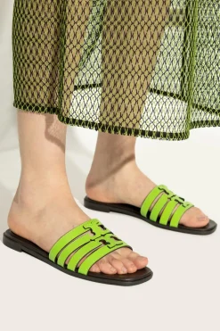Tory Burch neon Slides "Ines"