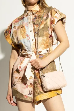 Tory Burch PINK Shoulder bag `Fleming Small`