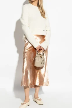 Tory Burch PINK Velvet skirt