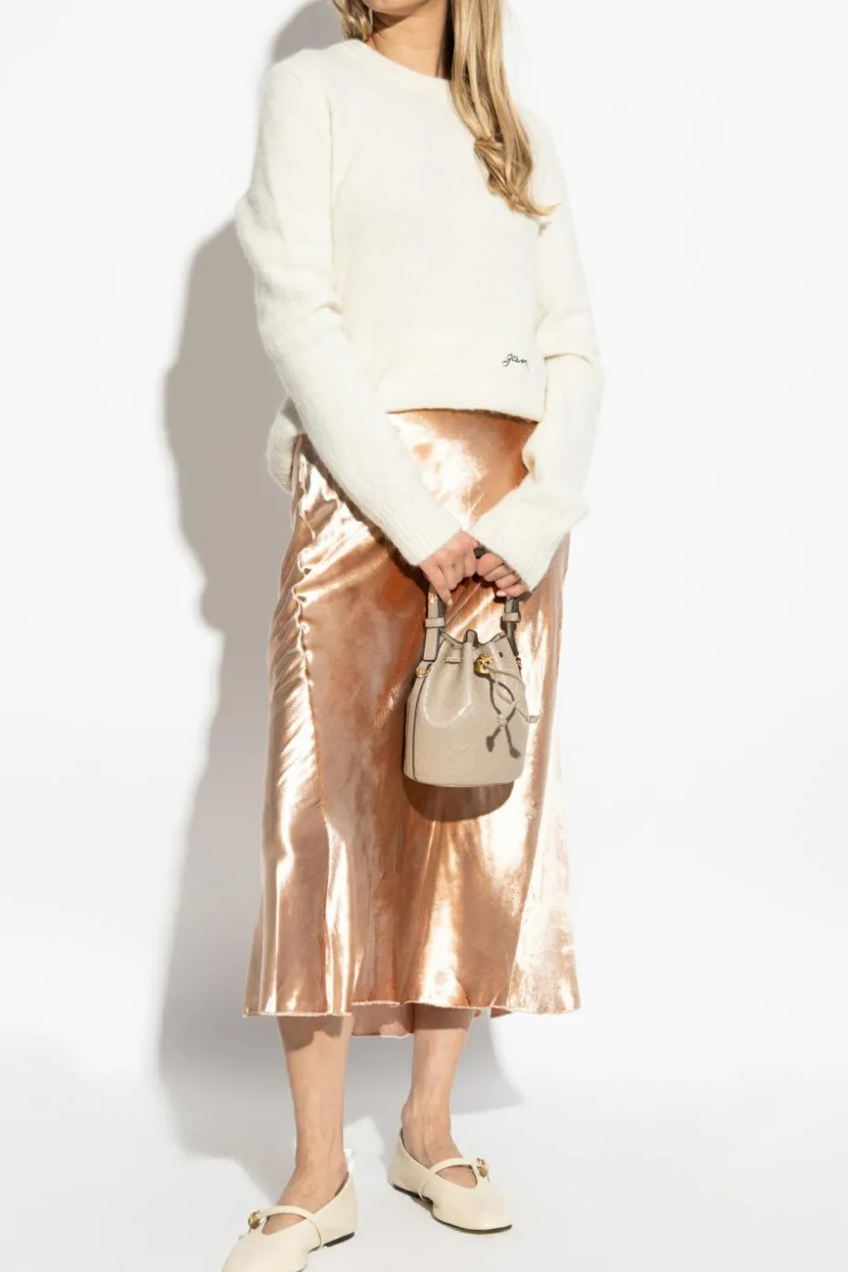 Tory Burch PINK Velvet skirt