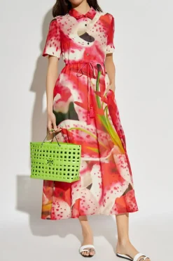 Tory Burch RED Dress with print