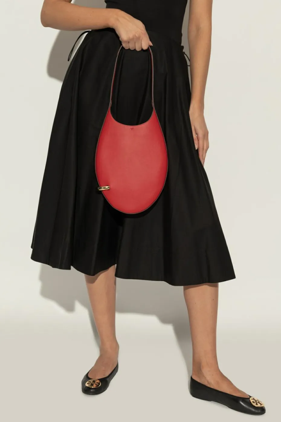 Tory Burch RED Shoulder bag `Pierced`