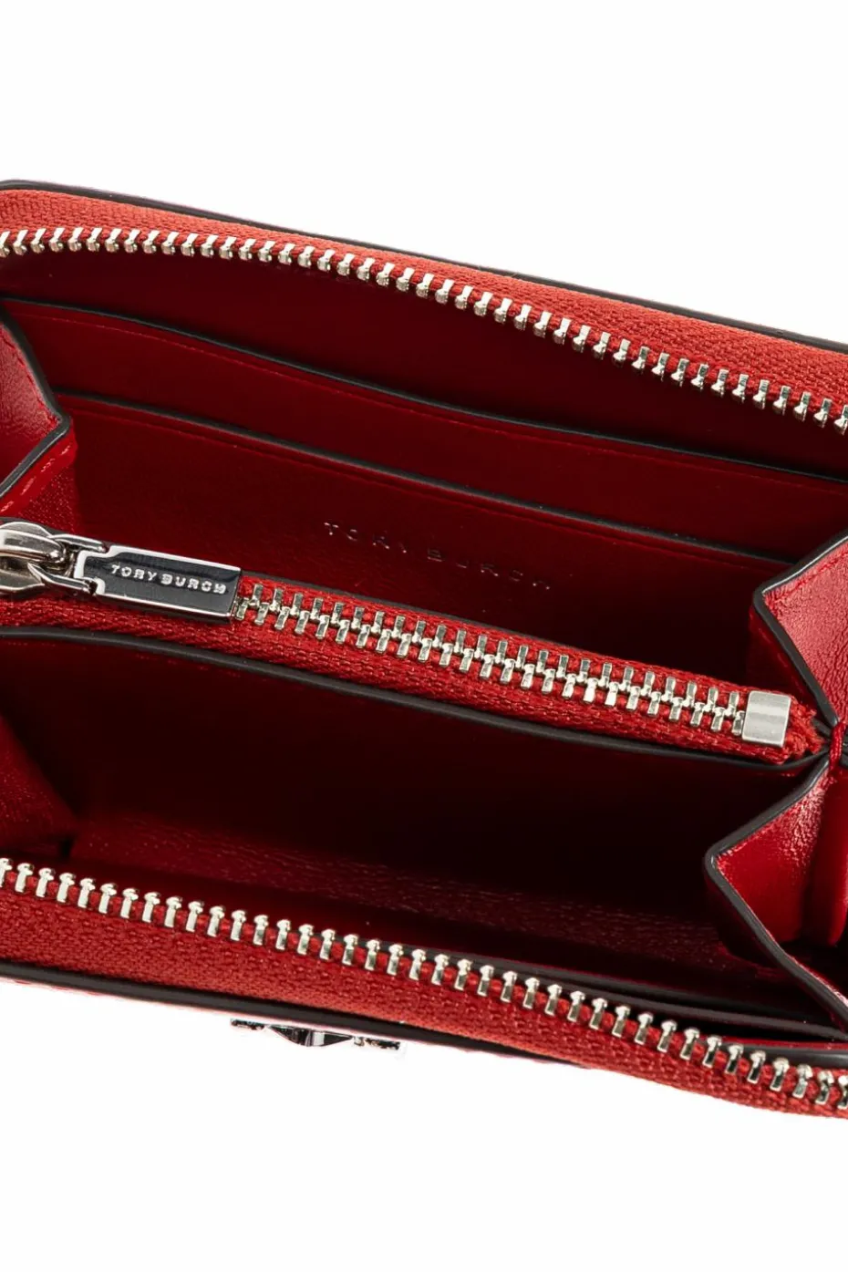 Tory Burch RED Wallet with logo