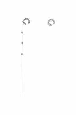 Tory Burch SILVER Brass Earrings