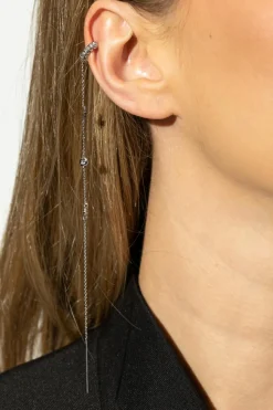Tory Burch SILVER Brass Earrings