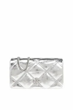 Tory Burch SILVER Chain Wallet Kira