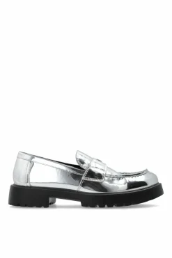 Tory Burch SILVER Lug loafers shoes
