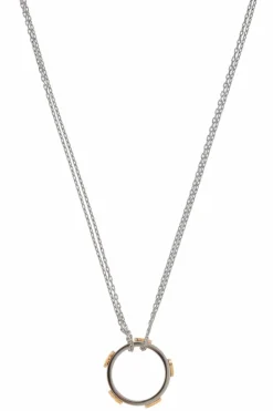 Tory Burch SILVER Pendant Necklace