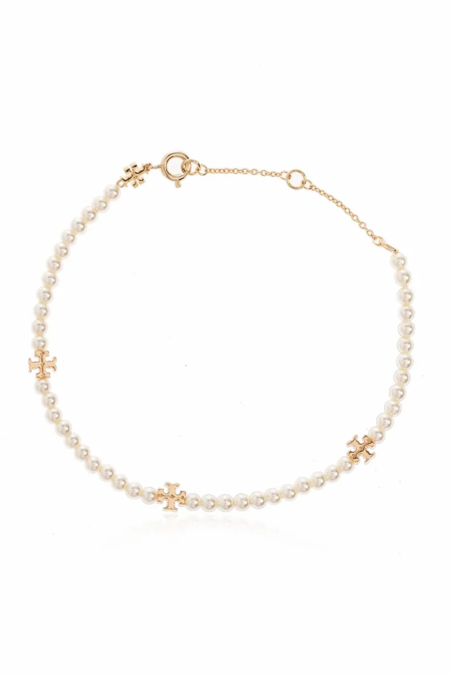 Tory Burch WHITE Bracelet with logo