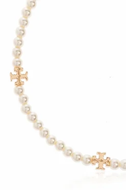 Tory Burch WHITE Bracelet with logo