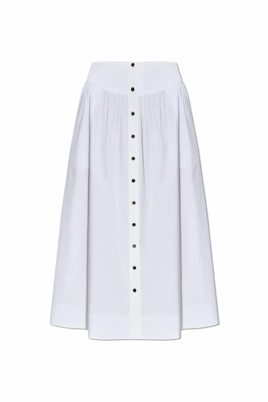 Tory Burch WHITE Cotton skirt