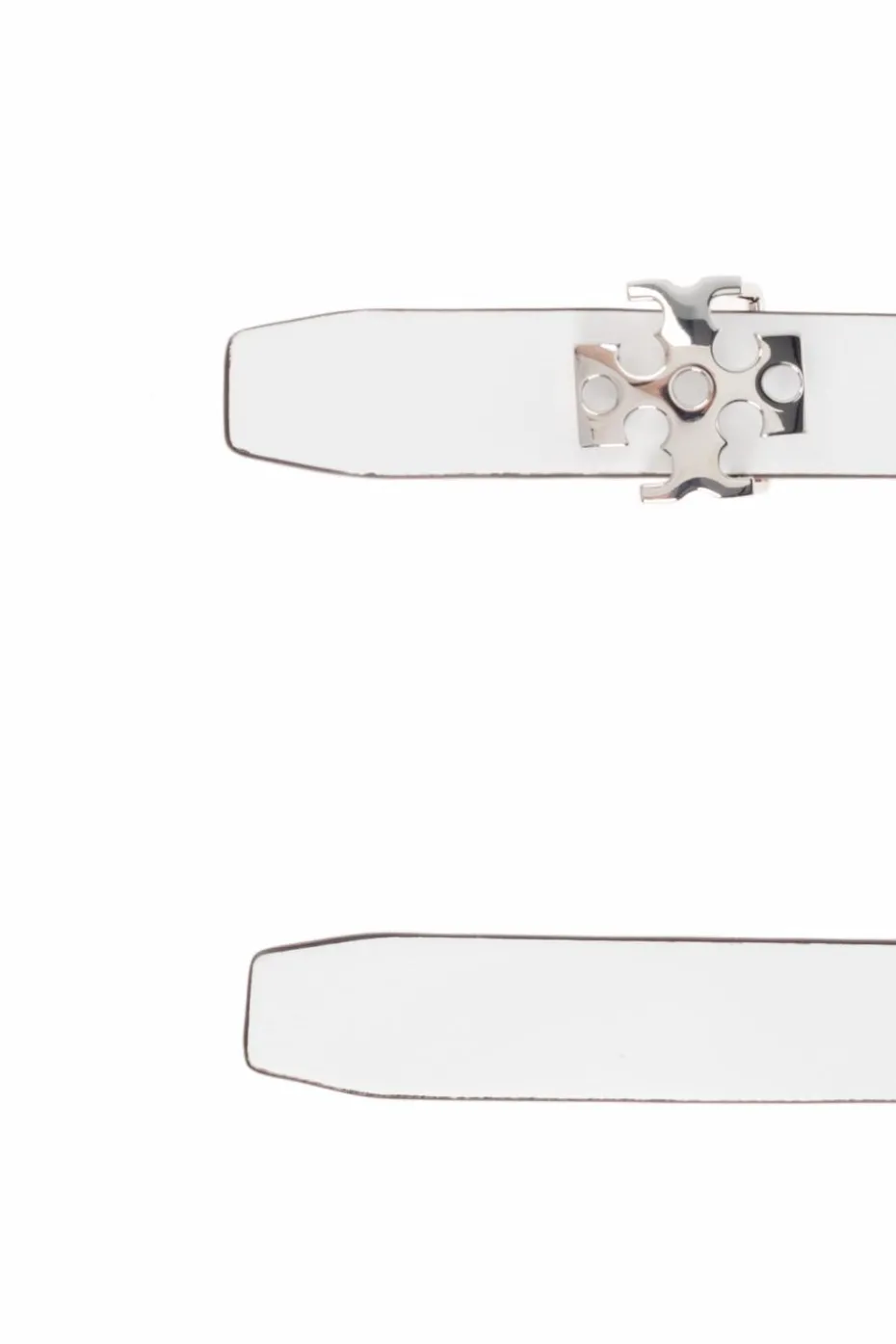 Tory Burch WHITE Double-sided belt