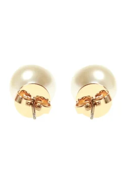 Tory Burch WHITE Earrings with logo