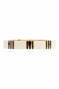 Tory Burch WHITE Enamelled bracelet