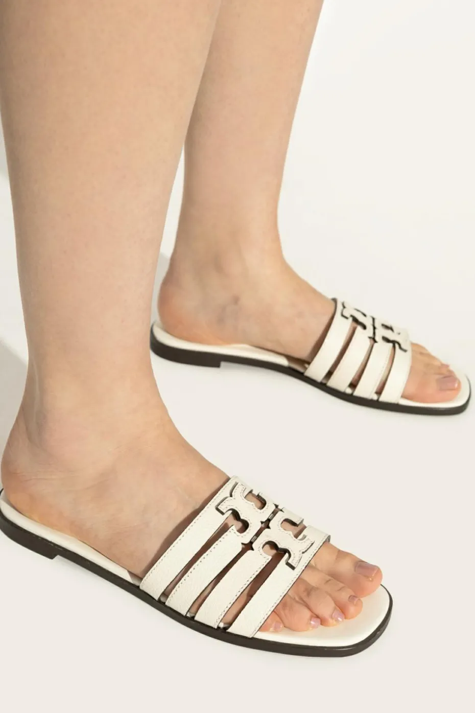 Tory Burch WHITE 'Ines' flip-flops