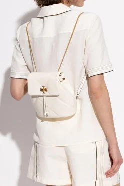 Tory Burch WHITE Kira Diamond Small backpack