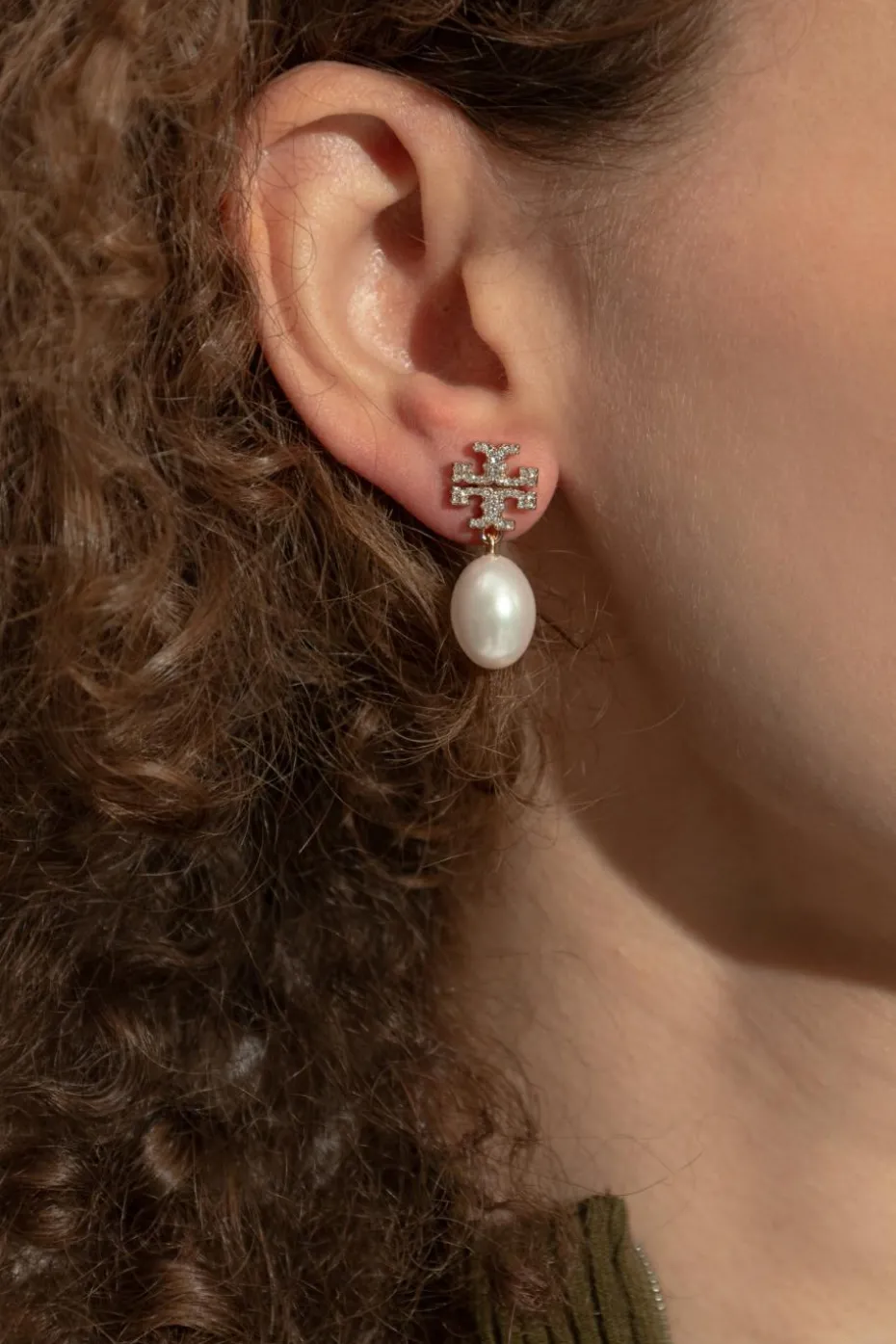 Tory Burch WHITE ‘Kira’ Earrings