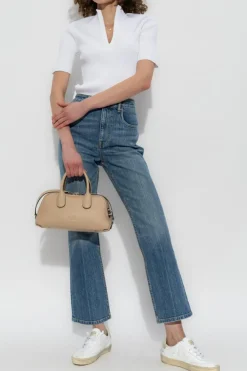 Tory Burch WHITE Short Sleeve Top