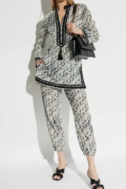 Tory Burch WHITE Tunic with Print