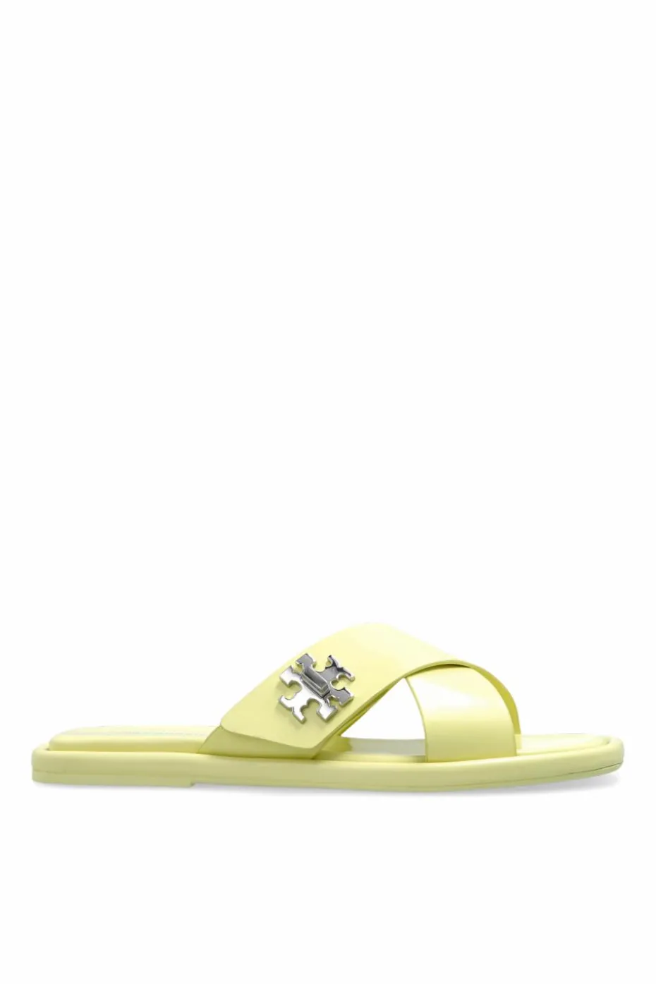 Tory Burch YELLOW Slides T-Lock