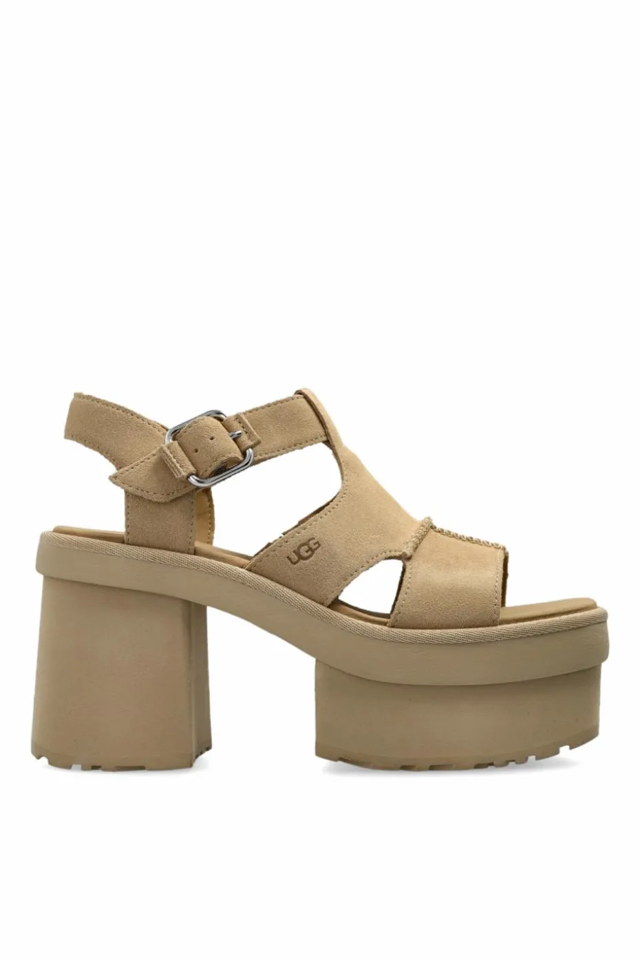 UGG beige Platform sandals W NEW HEIGHTS PLATFORM T-STRAP