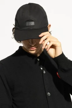 UGG BLACK Cap with visor Heritage