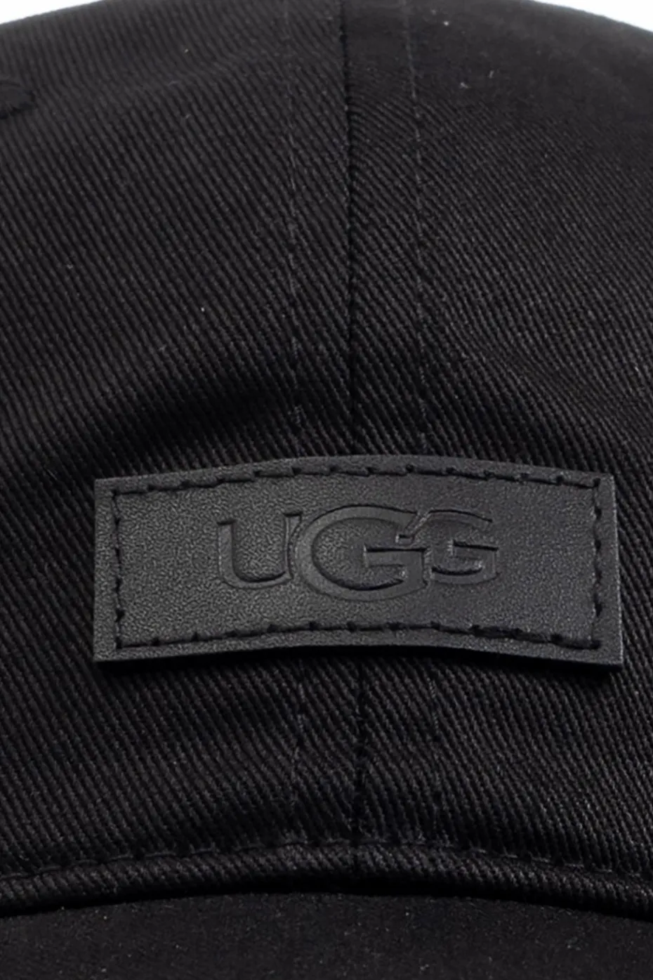 UGG BLACK Cap with visor Heritage