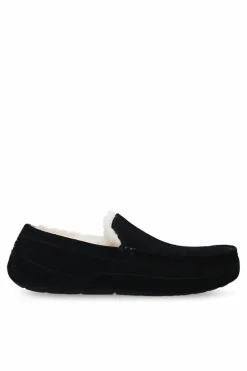 UGG BLACK ‘M Ascot’ suede moccasins