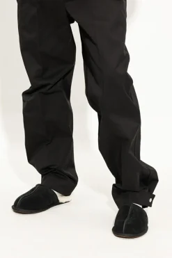 UGG BLACK ‘Scuff’ suede slippers