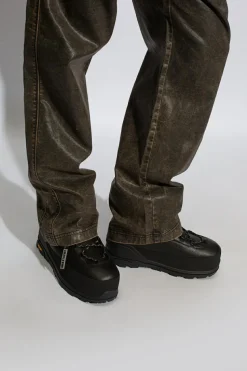 UGG BLACK ‘Shasta Mid’ snow boots