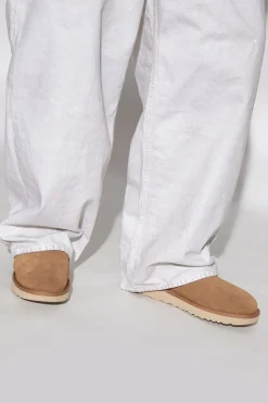 UGG BROWN ‘Classic Slip On’ slides