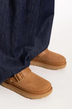 UGG BROWN Sandals W GOLDENSTAR VILLA CLOG