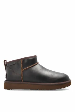 UGG BROWN Snow Boots "Classic Ultra Mini"