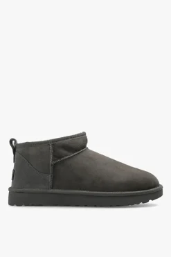 UGG GREY ‘Classic Ultra Mini’ snow boots