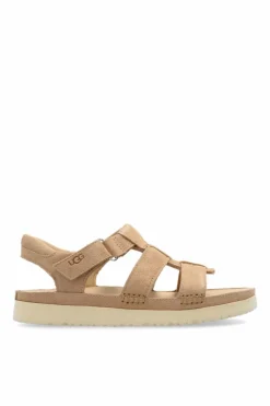 UGG Kids beige ‘Goldenstrap’ sandals