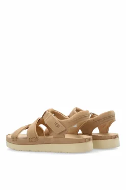 UGG Kids beige ‘Goldenstrap’ sandals