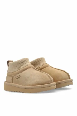 UGG Kids beige Shoes T Classic Ultra Stretch Cuff