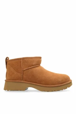 UGG Kids beige Snow Boots Kids Classic Ultra Mini New Heights