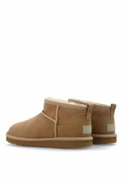 UGG Kids beige Snow Boots 'Kids Classic Ultra Mini'