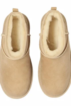 UGG Kids beige Snow Boots 'Kids Classic Ultra Mini'