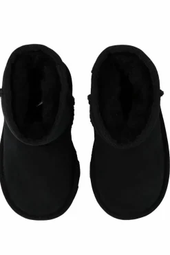 UGG Kids BLACK ‘Classic II’ snow boots