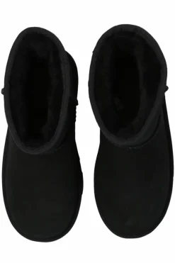 UGG Kids BLACK ‘Classic II’ snow boots