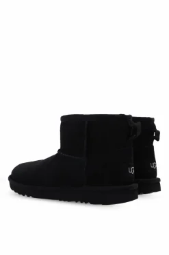 UGG Kids BLACK ‘Classic Mini II’ snow boots